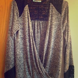 Lace Open Cardigan